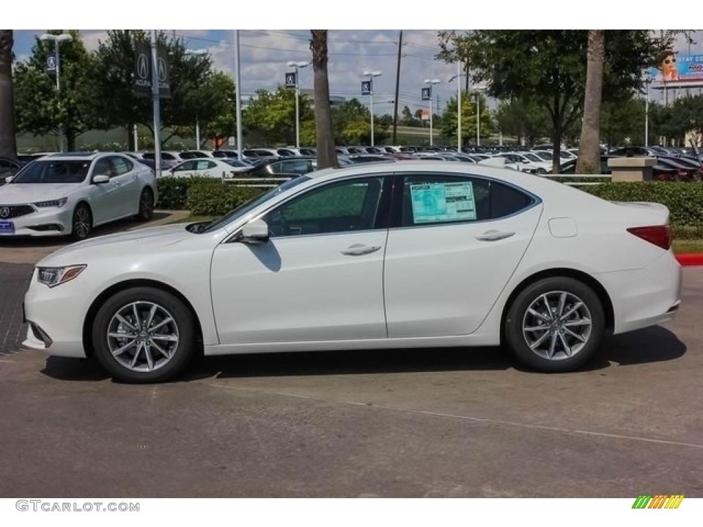 2018 TLX Sedan - Bellanova White Pearl / Ebony photo #4