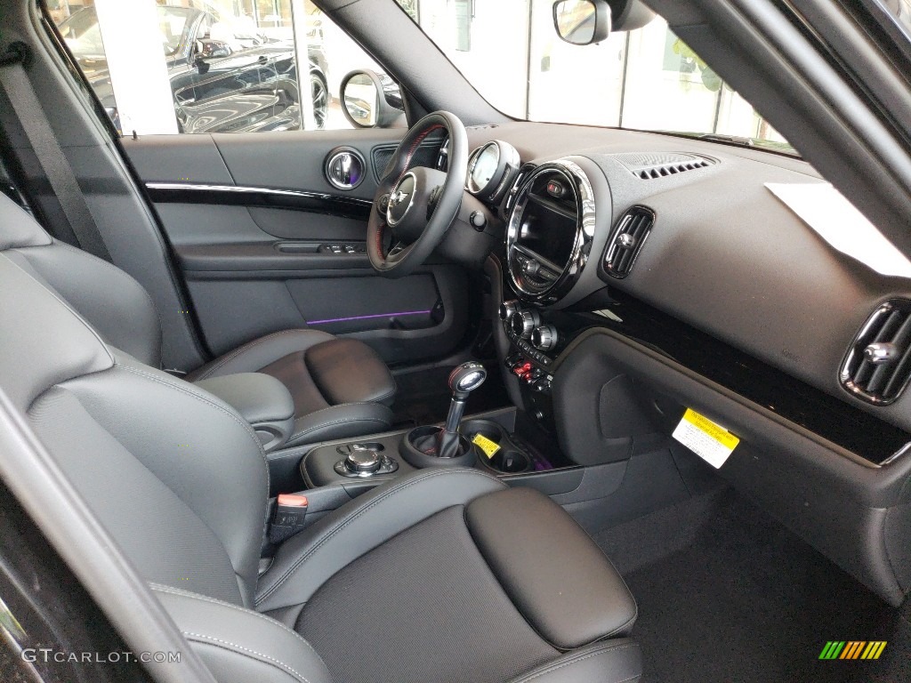 Carbon Black Interior 2019 Mini Countryman Cooper S All4 Photo #127422309