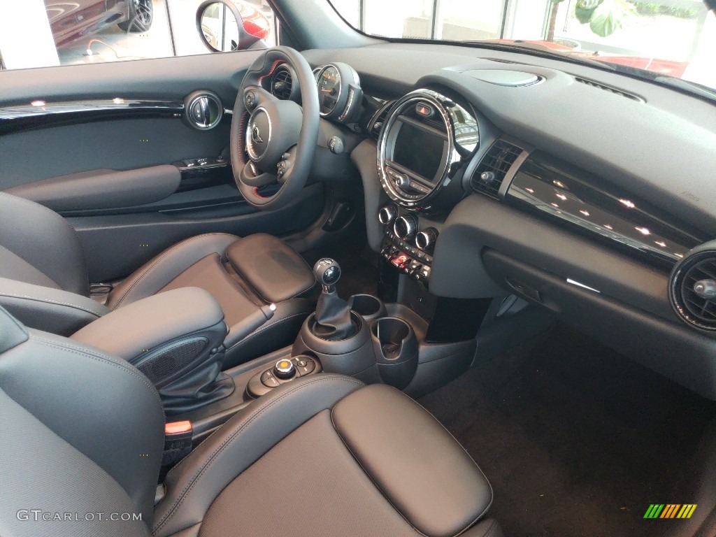 Carbon Black Interior 2019 Mini Convertible Cooper S Photo #127424030