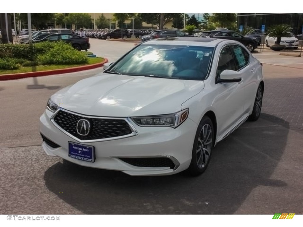 2018 TLX V6 Technology Sedan - Bellanova White Pearl / Ebony photo #3