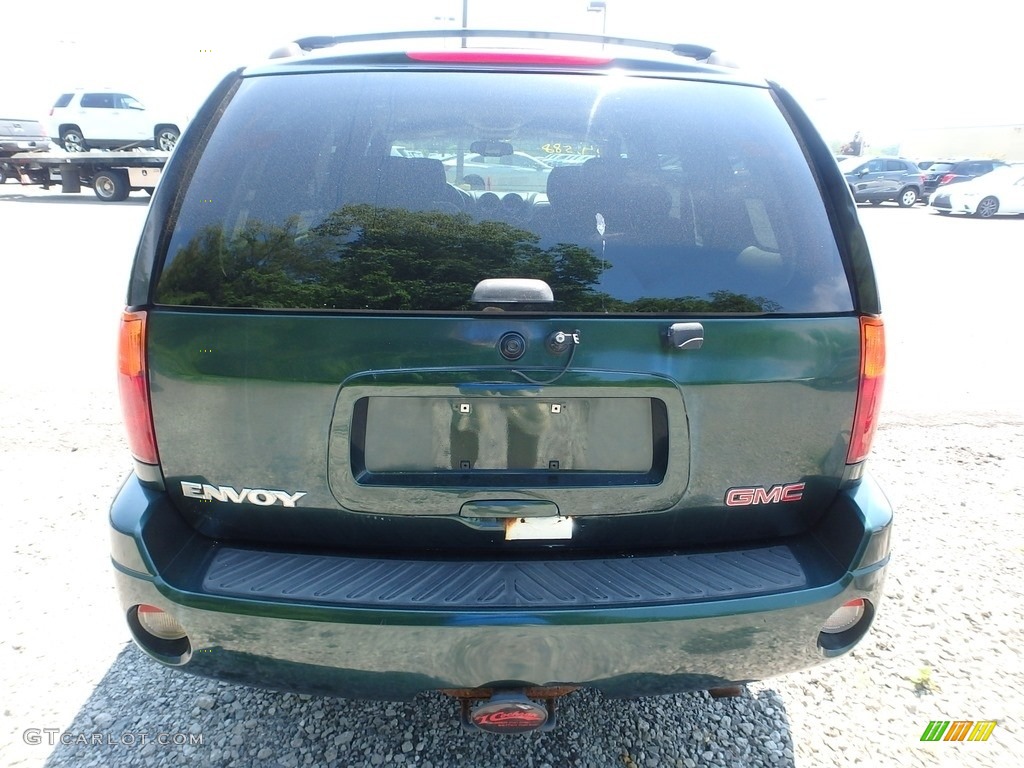2002 Envoy SLE 4x4 - Polo Green Metallic / Medium Pewter photo #3