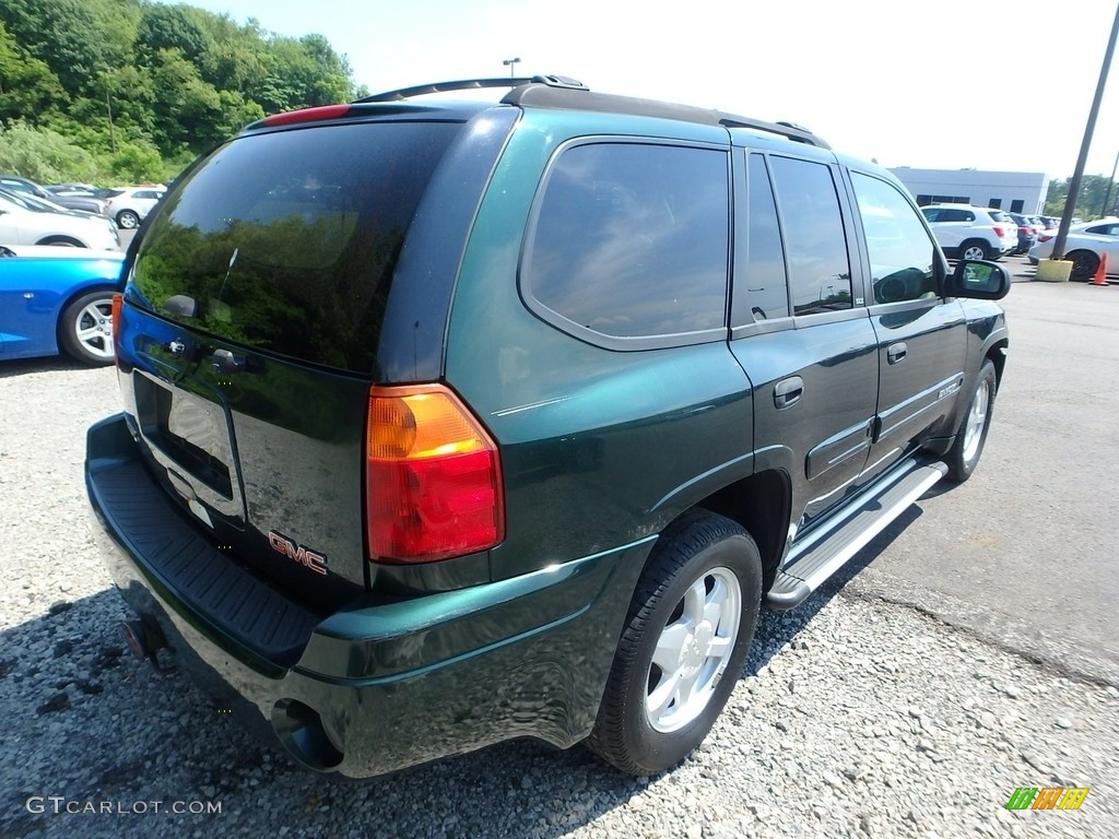 2002 Envoy SLE 4x4 - Polo Green Metallic / Medium Pewter photo #4