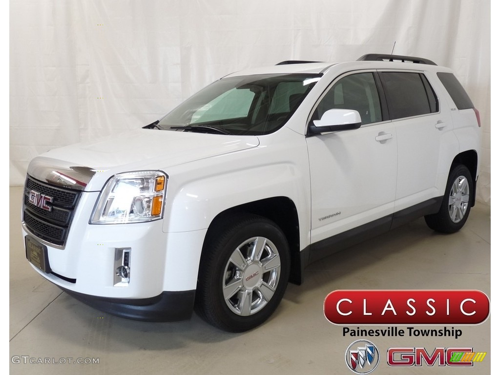2012 Terrain SLE AWD - Olympic White / Jet Black photo #1