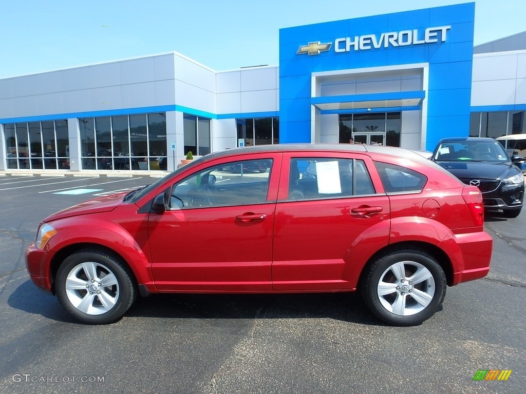 2011 Caliber Mainstreet - Inferno Red Crystal Pearl / Dark Slate Gray photo #3