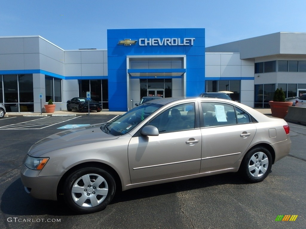 2007 Sonata GLS - Golden Beige / Beige photo #1