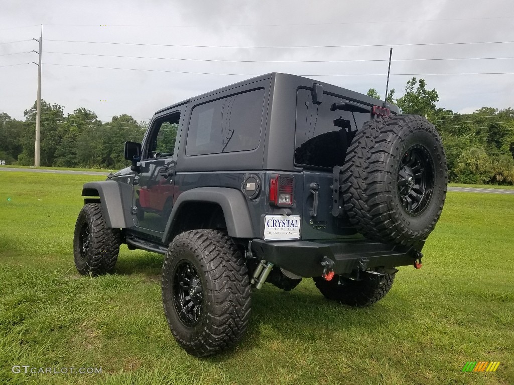 2017 Wrangler Sport 4x4 - Rhino / Black photo #3