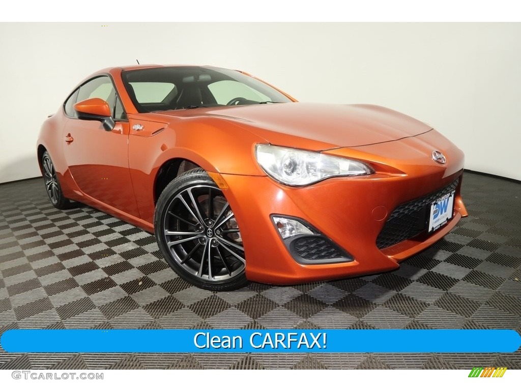 2013 FR-S Sport Coupe - Hot Lava Orange / Black/Red Accents photo #1
