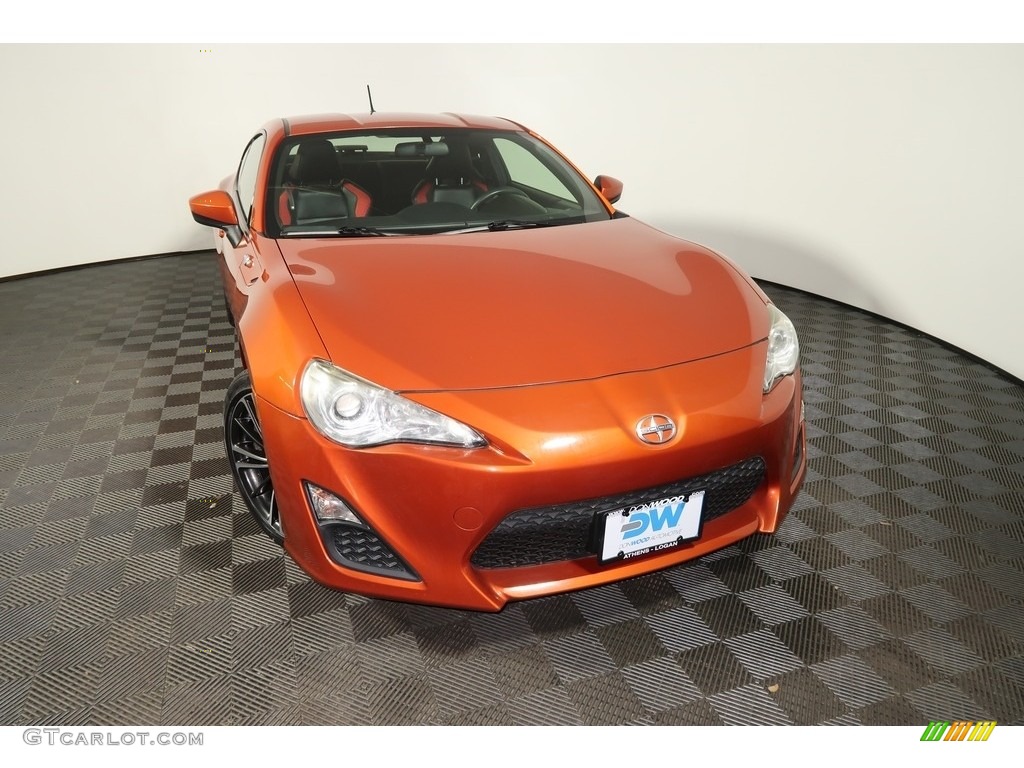 2013 FR-S Sport Coupe - Hot Lava Orange / Black/Red Accents photo #5