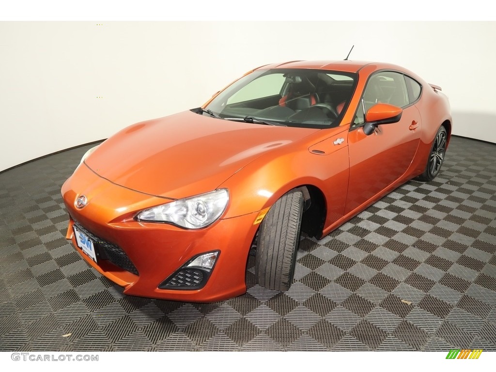 2013 FR-S Sport Coupe - Hot Lava Orange / Black/Red Accents photo #8