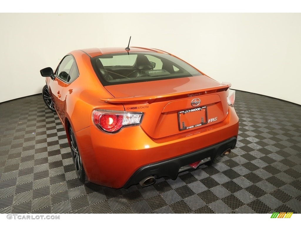 2013 FR-S Sport Coupe - Hot Lava Orange / Black/Red Accents photo #10