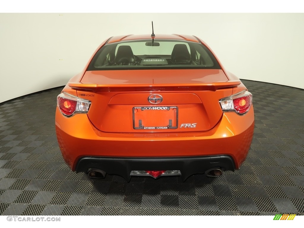 2013 FR-S Sport Coupe - Hot Lava Orange / Black/Red Accents photo #11