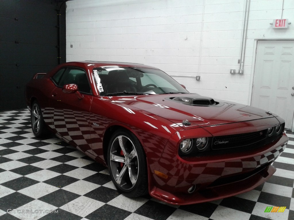2014 Challenger R/T 100th Anniversary Edition - High Octane Red Pearl / Anniversary Dark Slate Gray/Foundry Black photo #4
