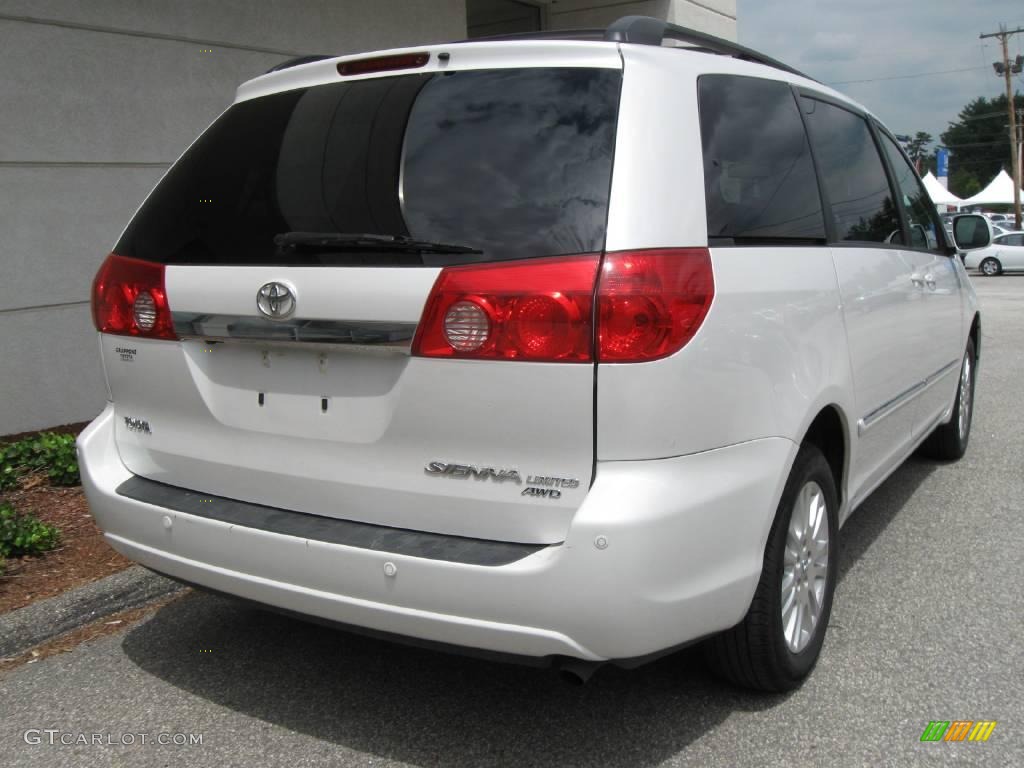 2007 Sienna XLE Limited AWD - Natural White / Stone photo #3