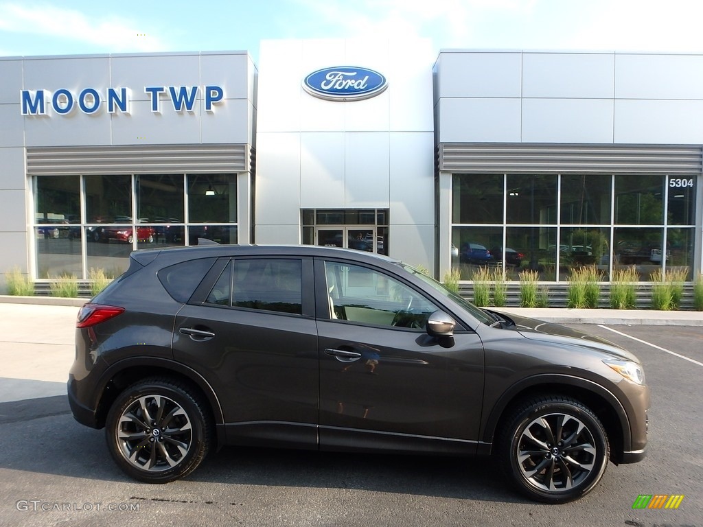 2016 CX-5 Grand Touring AWD - Sonic Silver Metallic / Parchment photo #1