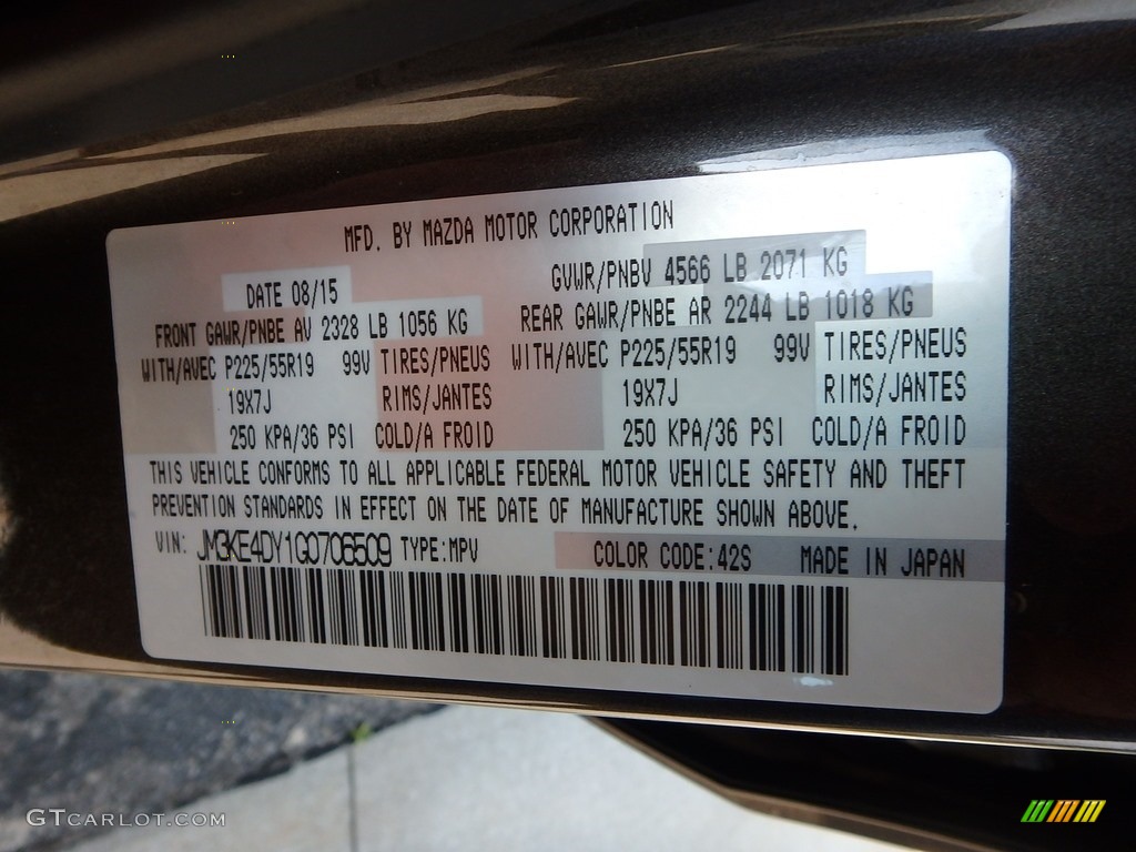 2016 CX-5 Grand Touring AWD - Sonic Silver Metallic / Parchment photo #23