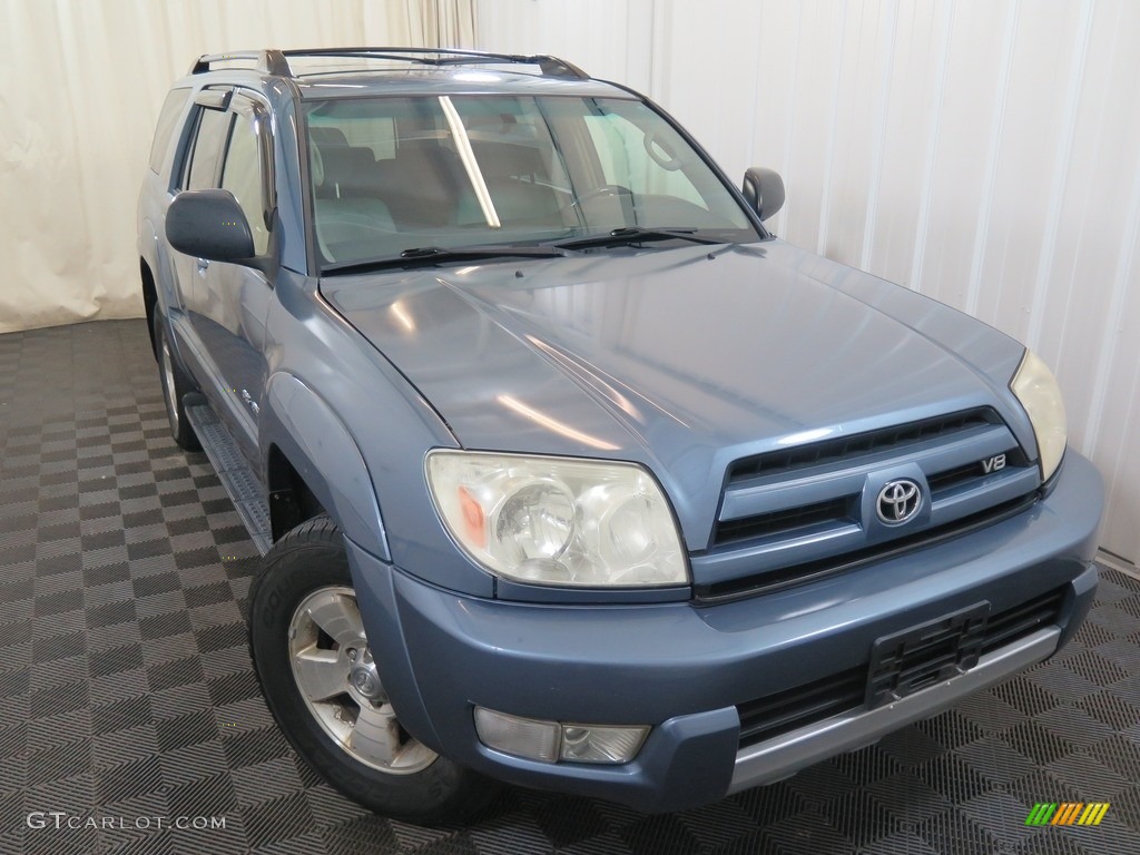 2003 4Runner SR5 4x4 - Pacific Blue Metallic / Stone photo #2