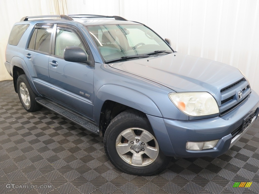 2003 4Runner SR5 4x4 - Pacific Blue Metallic / Stone photo #4