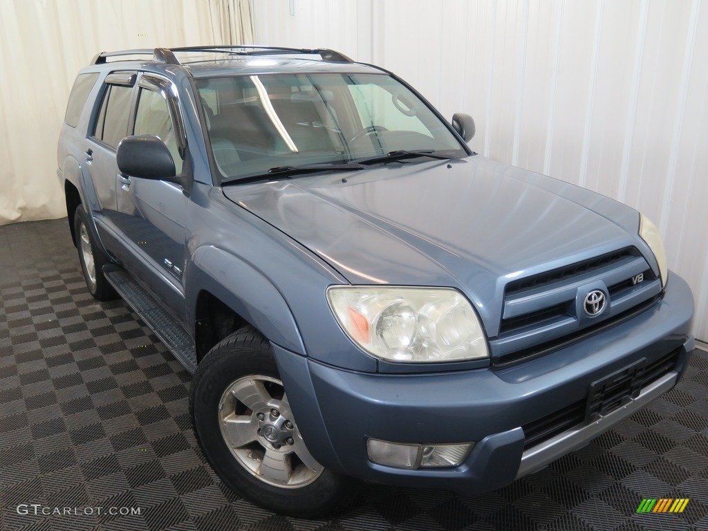 2003 4Runner SR5 4x4 - Pacific Blue Metallic / Stone photo #5