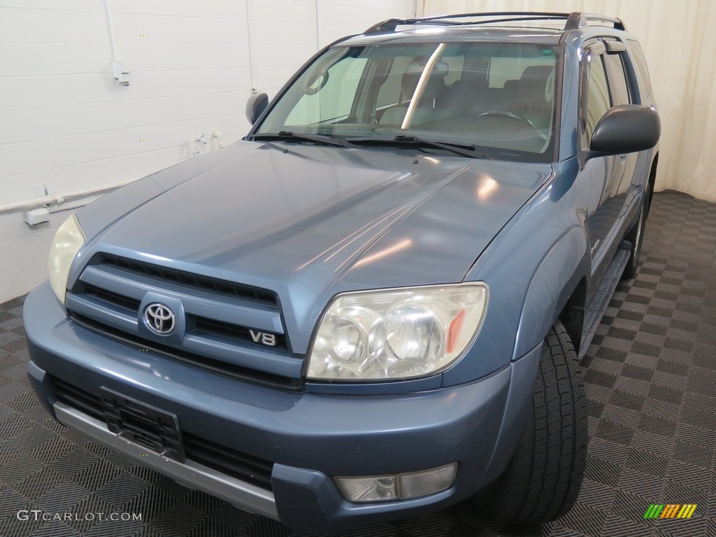 2003 4Runner SR5 4x4 - Pacific Blue Metallic / Stone photo #7