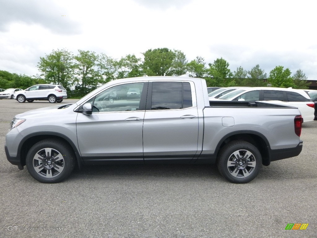 Lunar Silver Metallic 2019 Honda Ridgeline RTL-T AWD Exterior Photo #127438631