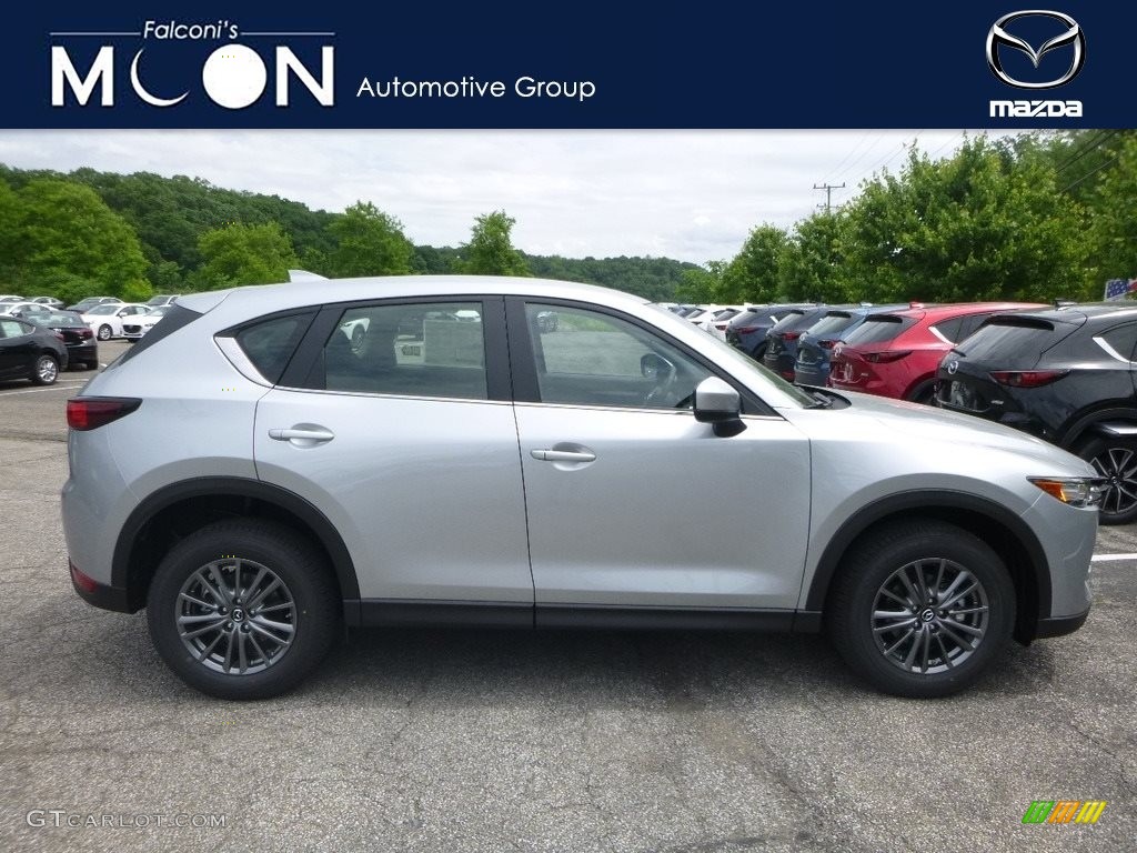 2018 CX-5 Sport AWD - Sonic Silver Metallic / Black photo #1