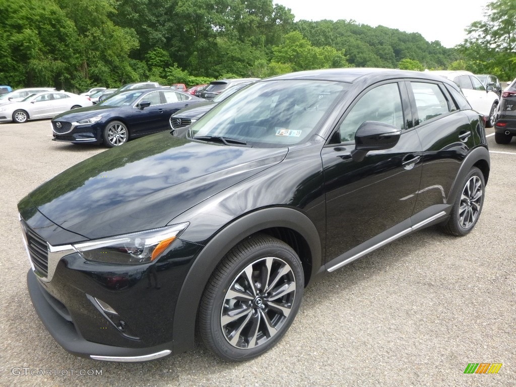 Jet Black Mica 2019 Mazda CX-3 Grand Touring AWD Exterior Photo #127441904