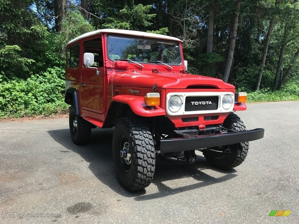 1980 Land Cruiser FJ40 - Red / Grey photo #3