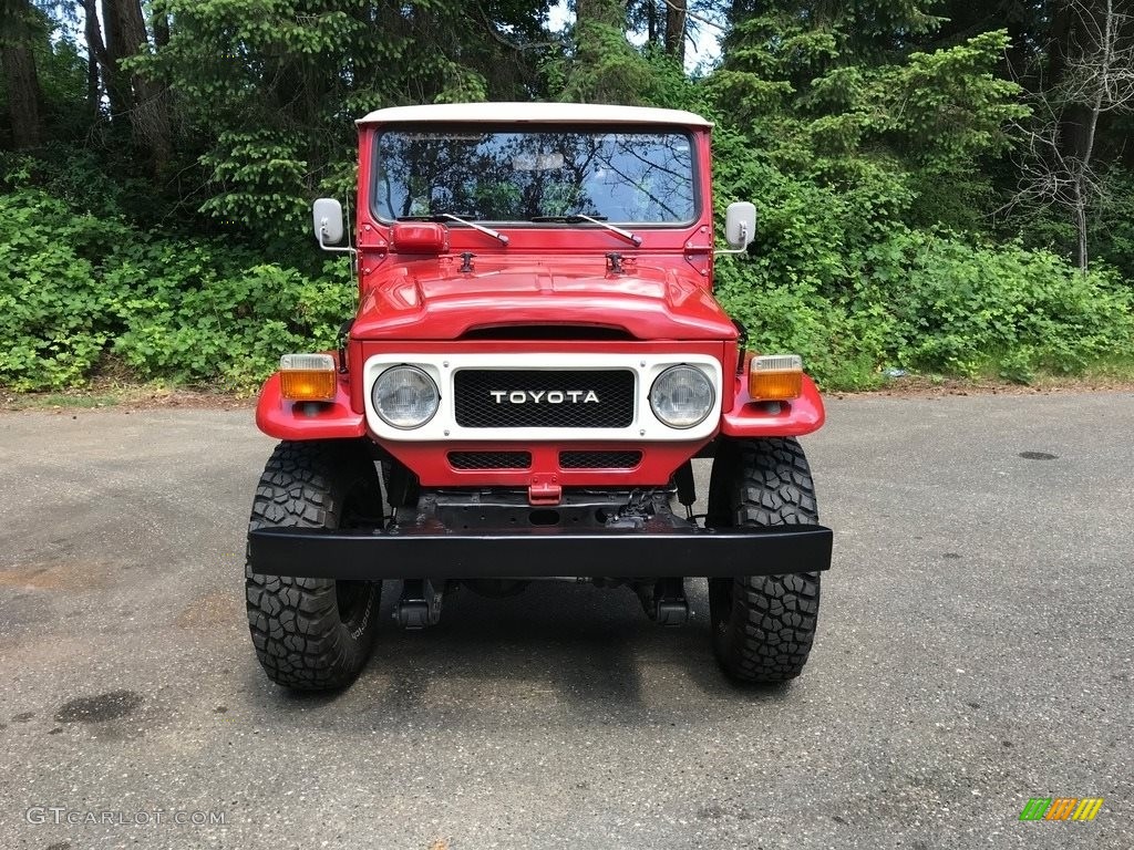 Red 1980 Toyota Land Cruiser FJ40 Exterior Photo #127442339