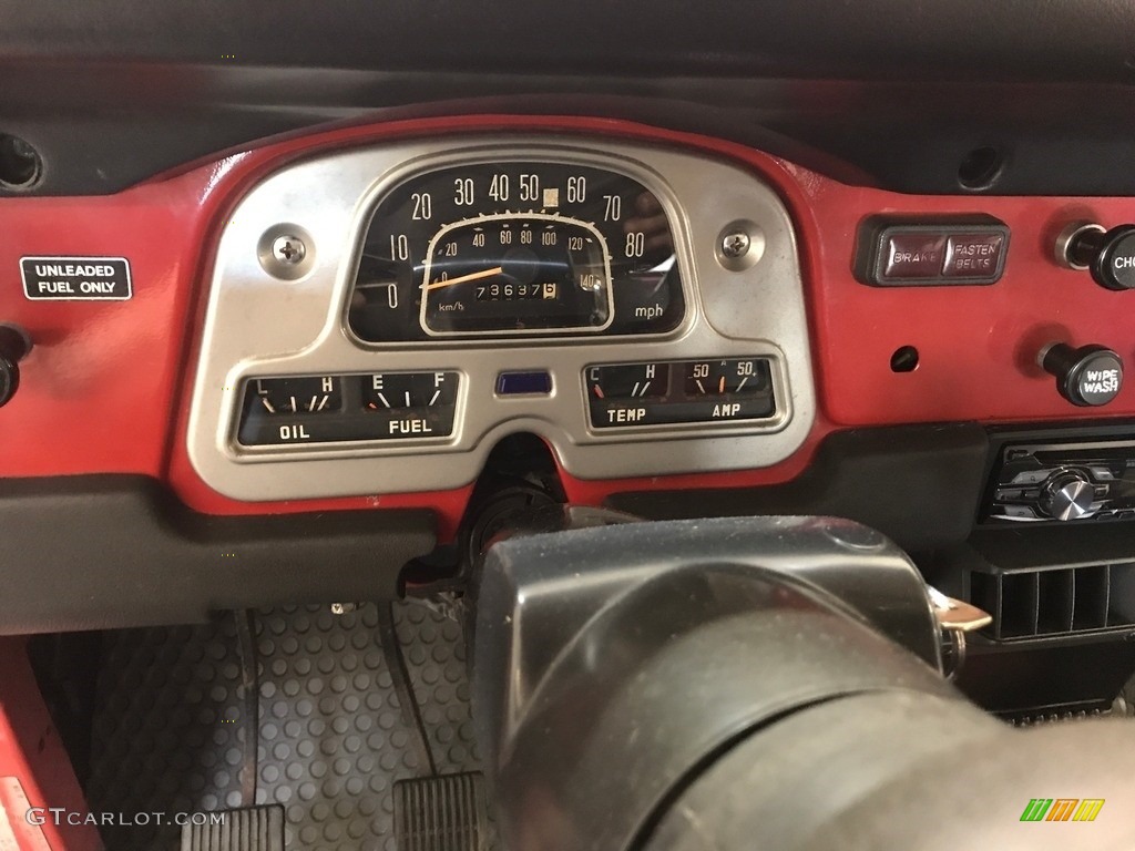 1980 Toyota Land Cruiser FJ40 Gauges Photos