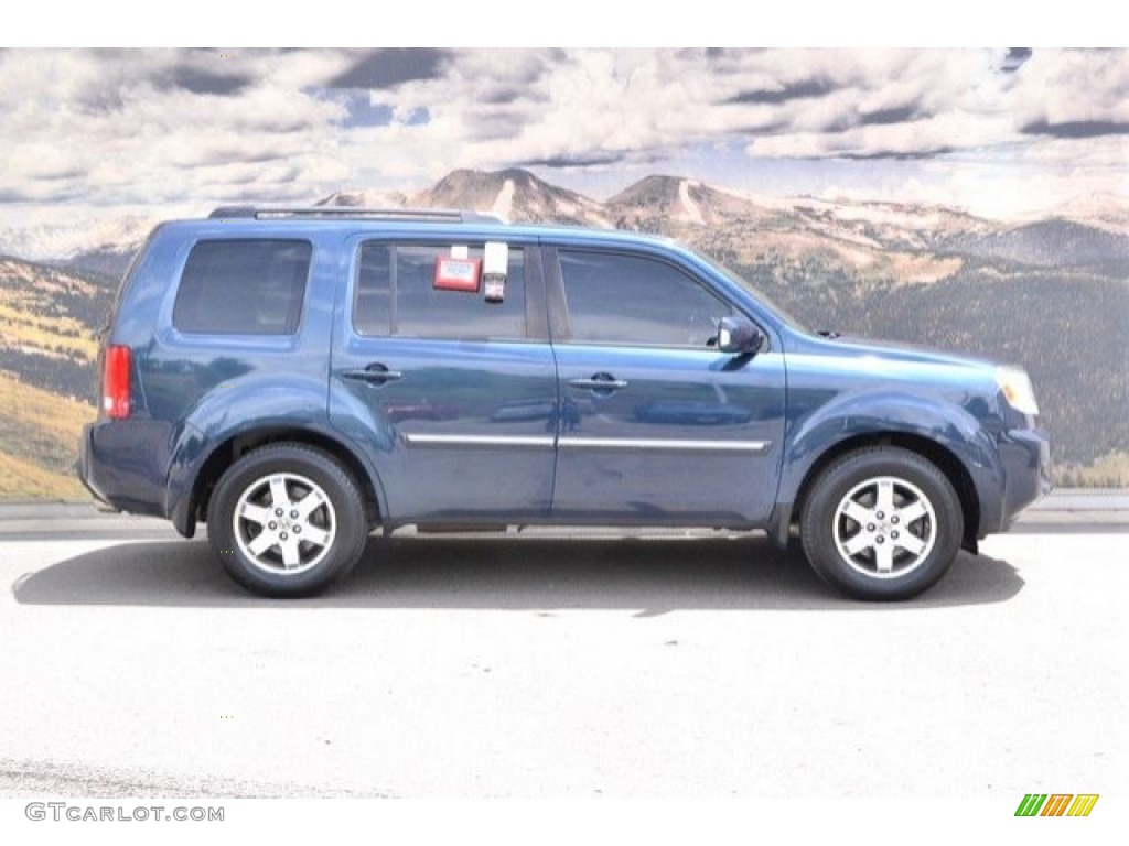 2010 Pilot Touring 4WD - Bali Blue Pearl / Gray photo #2
