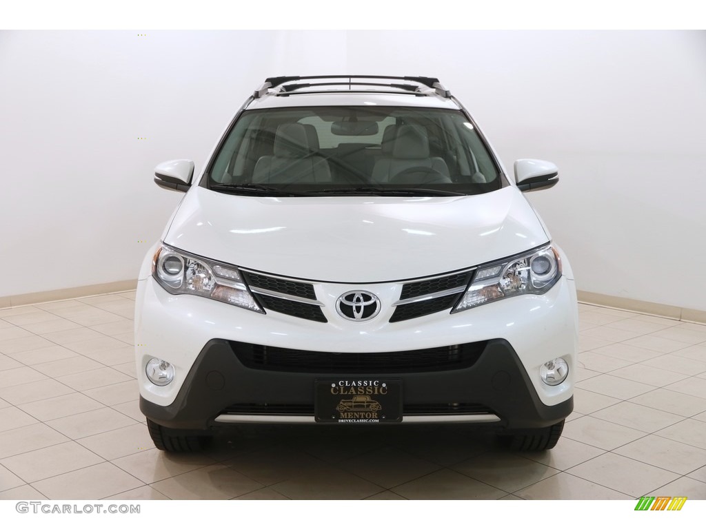 2013 RAV4 Limited - Blizzard White Pearl / Ash photo #2