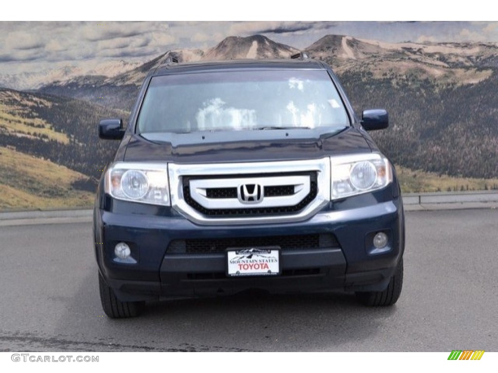 2010 Pilot Touring 4WD - Bali Blue Pearl / Gray photo #4
