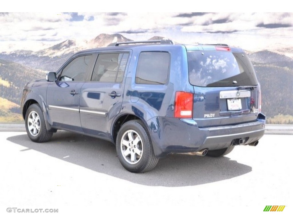2010 Pilot Touring 4WD - Bali Blue Pearl / Gray photo #8