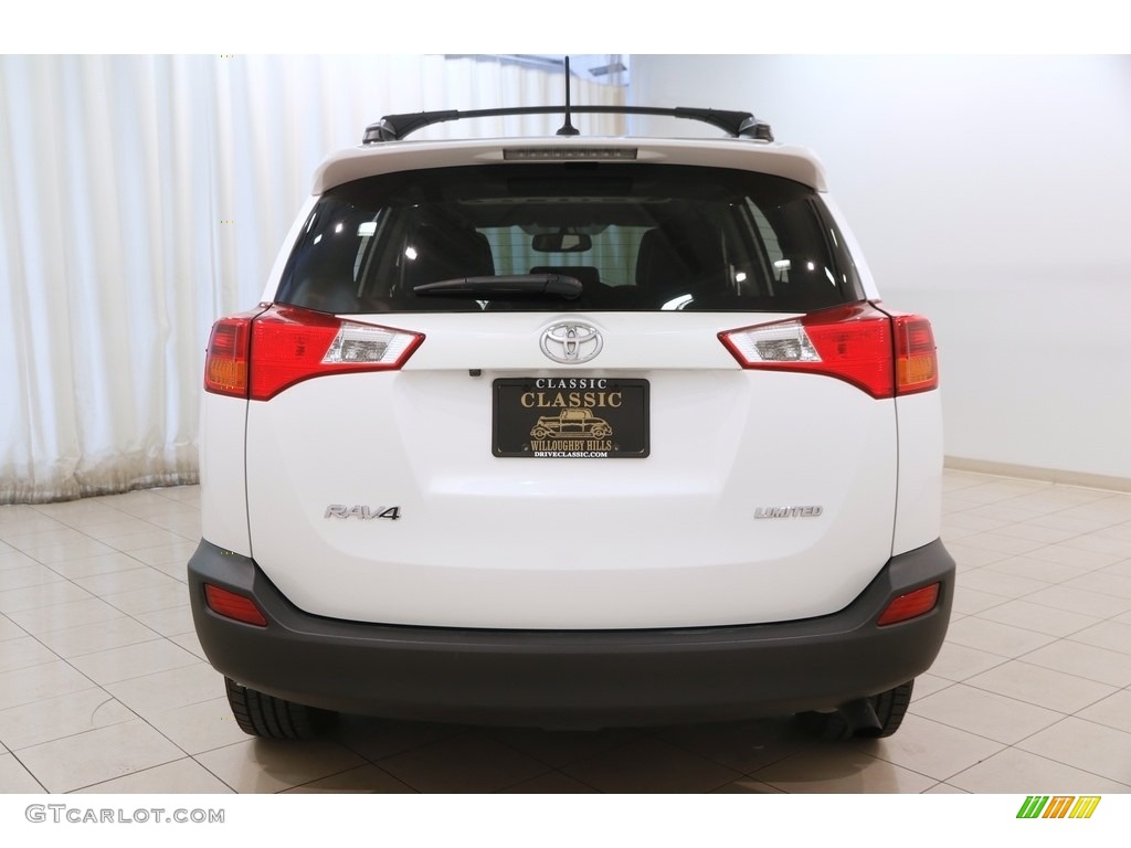 2013 RAV4 Limited - Blizzard White Pearl / Ash photo #19