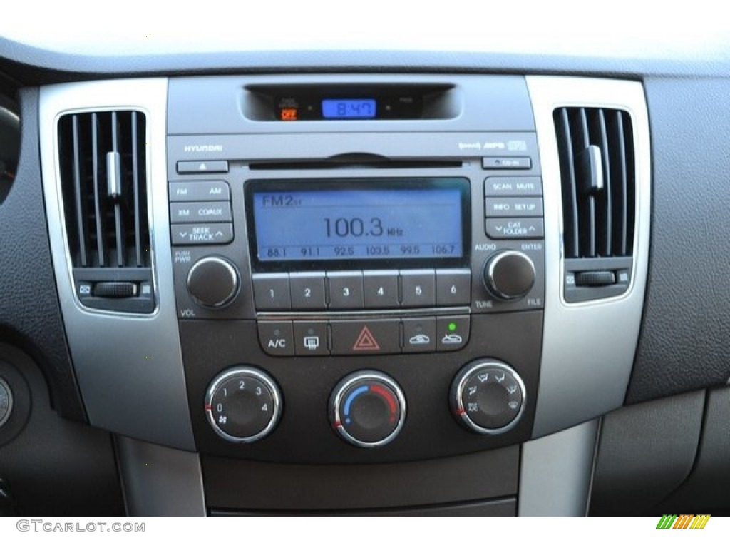 2009 Sonata SE V6 - Bright Silver / Gray photo #11