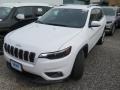 2019 Bright White Jeep Cherokee Latitude  photo #6