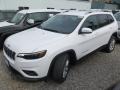 2019 Bright White Jeep Cherokee Latitude  photo #7