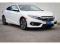 White Orchid Pearl 2018 Honda Civic EX-L Coupe