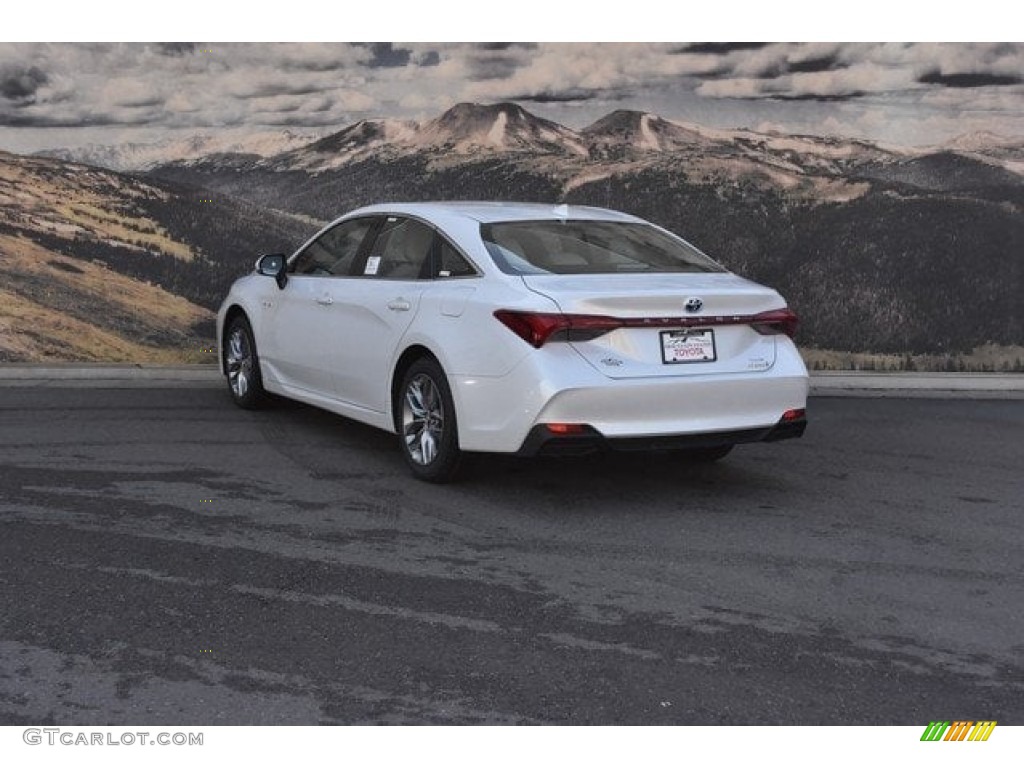 2019 Avalon Hybrid Limited - Wind Chill Pearl / Beige photo #3