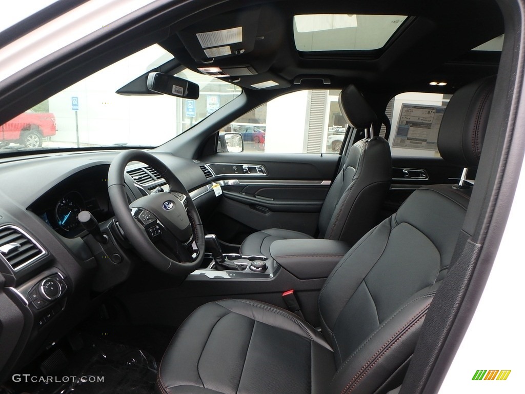 2018 Explorer Sport 4WD - White Platinum / Ebony Black photo #9