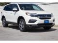 2018 White Diamond Pearl Honda Pilot EX-L  photo #1