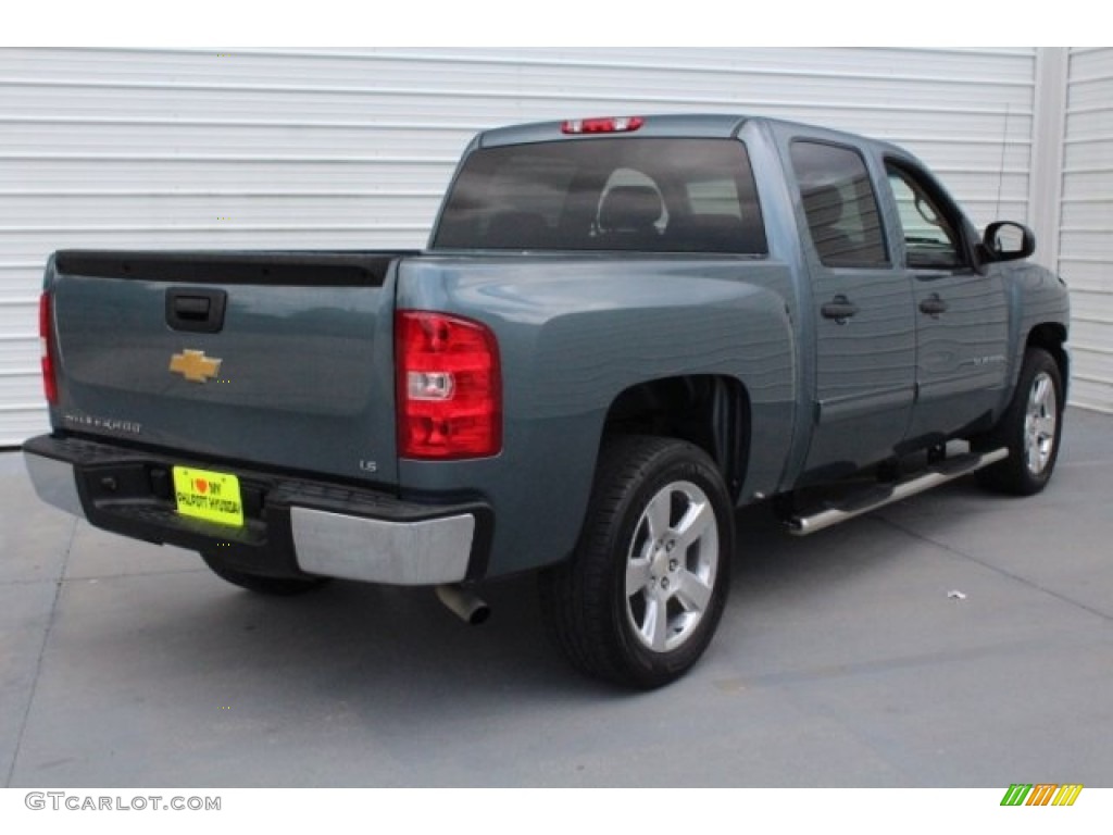 2013 Silverado 1500 LS Crew Cab - Blue Granite Metallic / Ebony photo #11