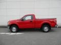 2011 Race Red Ford F150 XLT Regular Cab 4x4  photo #2