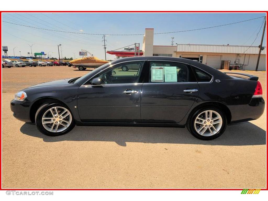 2008 Impala LTZ - Slate Metallic / Ebony Black photo #2