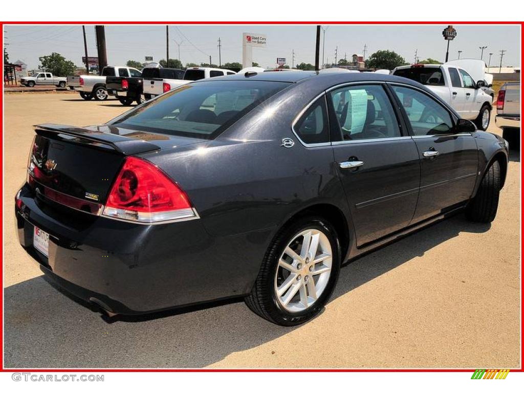 2008 Impala LTZ - Slate Metallic / Ebony Black photo #7