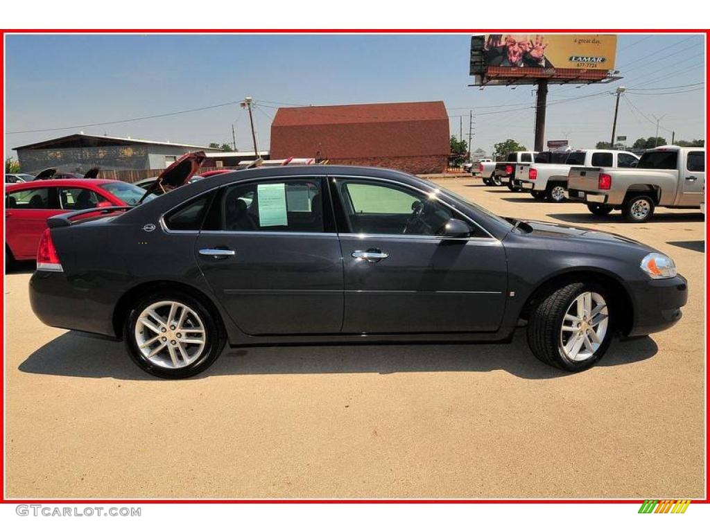 2008 Impala LTZ - Slate Metallic / Ebony Black photo #8