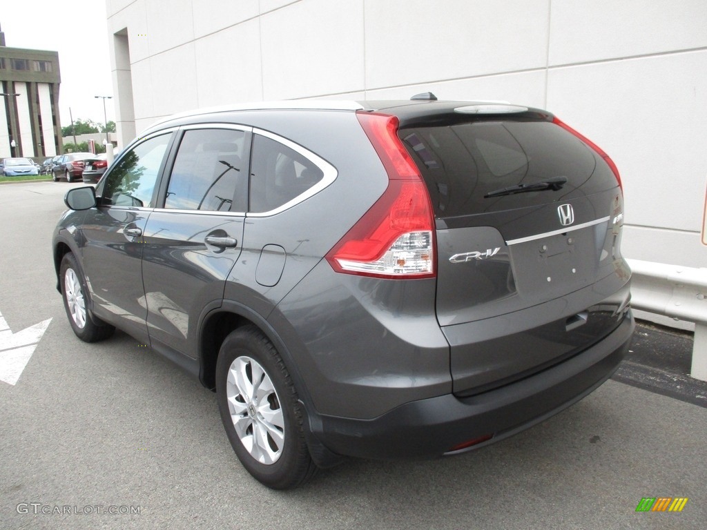 2014 CR-V EX-L AWD - Polished Metal Metallic / Gray photo #3