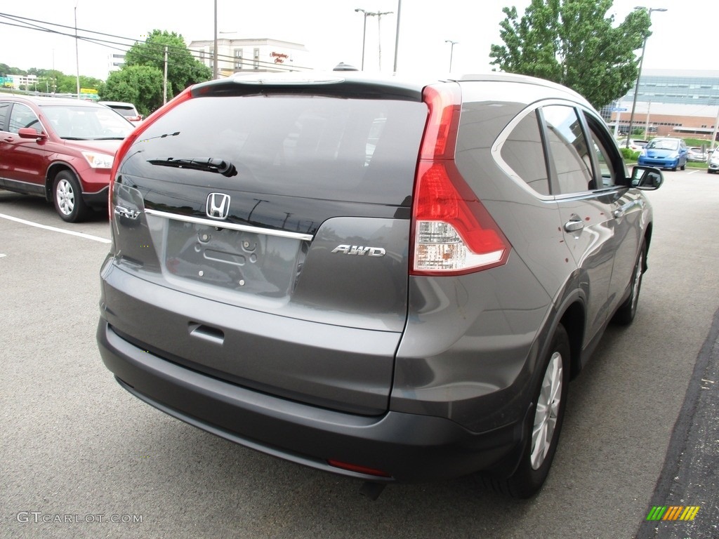 2014 CR-V EX-L AWD - Polished Metal Metallic / Gray photo #5