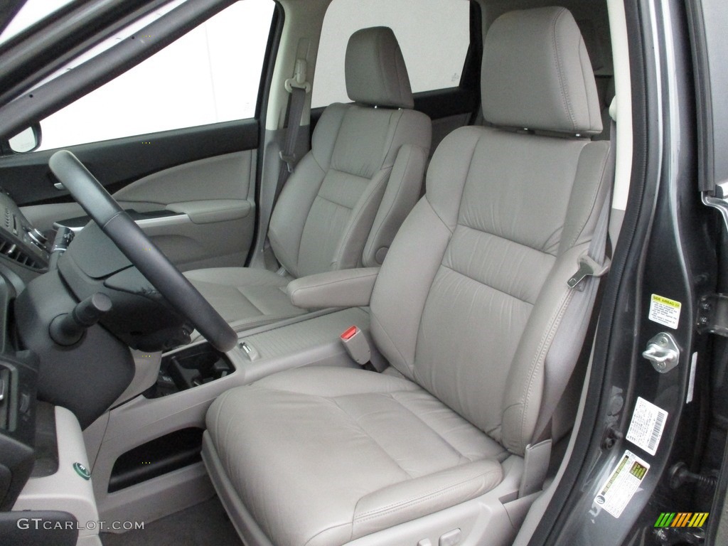 2014 CR-V EX-L AWD - Polished Metal Metallic / Gray photo #12