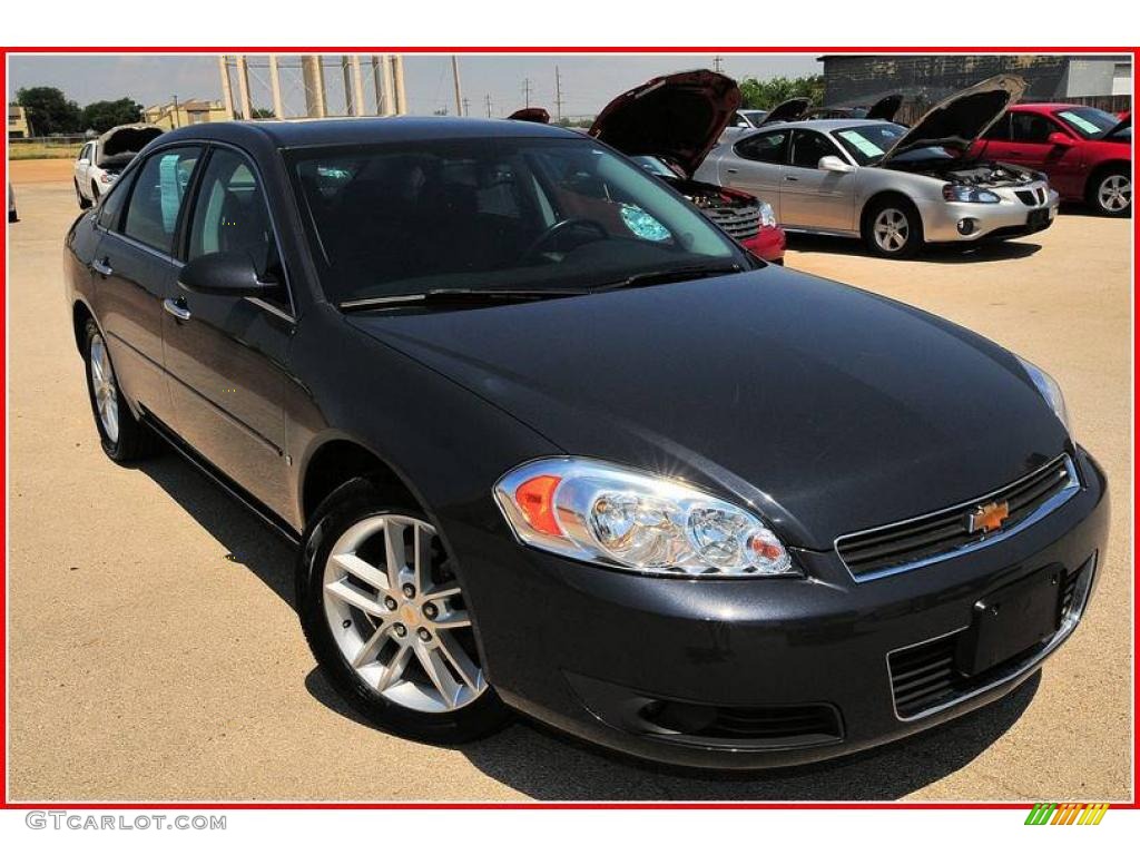 2008 Impala LTZ - Slate Metallic / Ebony Black photo #9